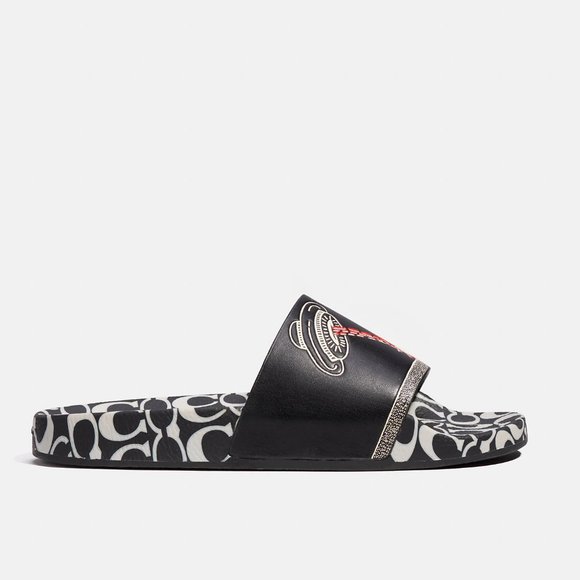 🐭❤️ Coach Disney Mickey Mouse X Keith Haring Slide Size 7 8 9 10 12 13 - Picture 5 of 12